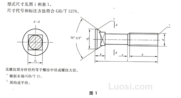 GB/T 10-2013 沉头方颈螺栓